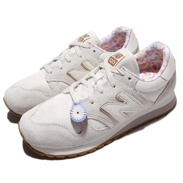 New Balance 復古慢跑鞋520 NB 米白白麂皮碎花內裡小花運動鞋女鞋【PUMP306】 WL520CCB - Yahoo奇摩超級商城-  LINE購物