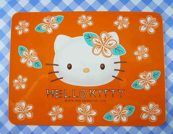 【震撼精品百貨】Hello Kitty 凱蒂貓~貼紙-扶桑(橘)