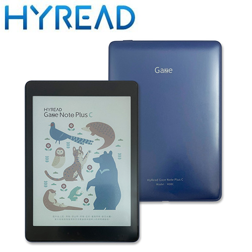 HyRead Gaze Note Plus C 彩色全平面電子紙閱讀器買就送2好禮【現省 778】