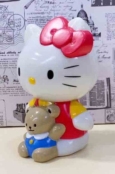 【震撼精品百貨】Hello Kitty 凱蒂貓~三麗鷗 KITTY 拉震玩偶玩具-紅#15694 product thumbnail 3