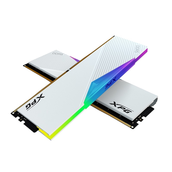 ADATA 威剛 XPG Lancer RGB DDR5 7200 32GB(16Gx2) 桌上型超頻記憶體(白) AX5U7200C3416G-DCLARWH