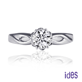 ides愛蒂思 品牌10周年慶精選50分E/VS1八心八箭完美車工鑽石戒指