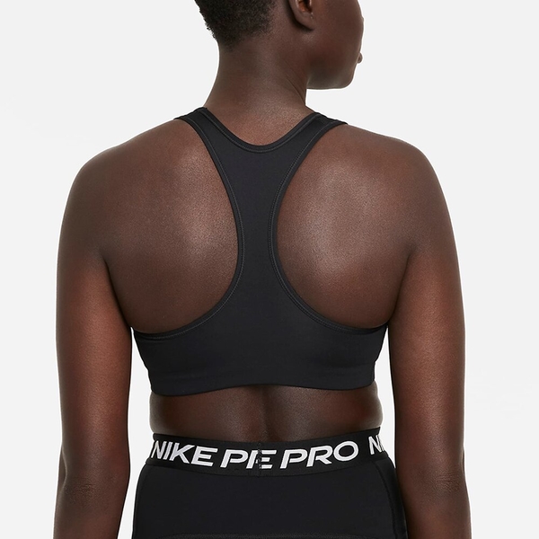 【現貨】Nike Dri-FIT Swoosh 女裝 運動內衣 訓練 中度支撐 可拆襯墊 黑【運動世界】DM0580-010 product thumbnail 3