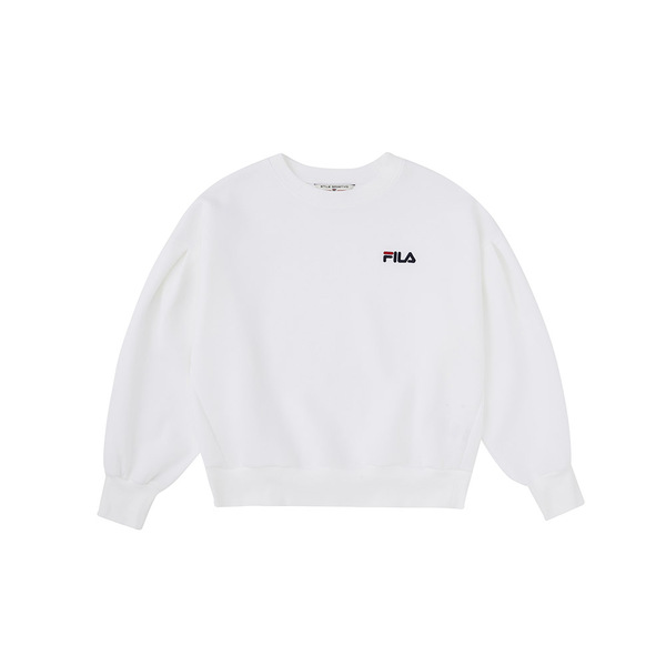 FILA exploreNOW 女款 白色 長袖圓領T恤 5TEW-5438-WT【KAORACER】