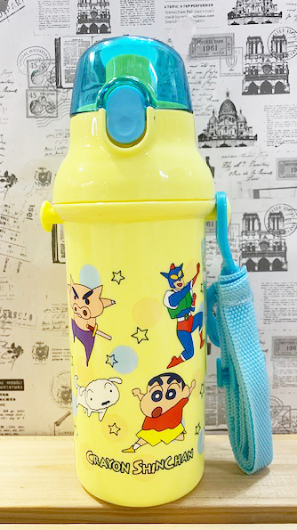 【震撼精品百貨】蠟筆小新_Crayon Shin-chan~日本小新直飲水壺480ML-黃*48840