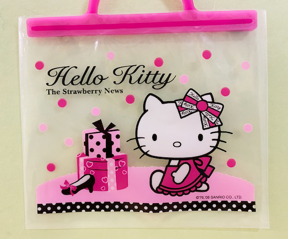 【震撼精品百貨】凱蒂貓_Hello Kitty~日本SANRIO三麗鷗 KITTY 手提收納袋-粉#18124