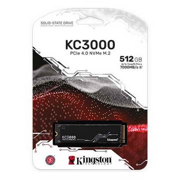 Kingston 金士頓 KC3000 PCIe 4.0 NVMe M.2 SSD 512GB 固態硬碟 3DTLC SKC3000S/512G product thumbnail 3