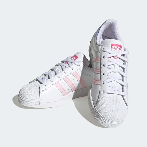 adidas originals superstar w 女 貝殼鞋 休閒鞋 白粉 穿搭 hq1906