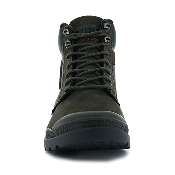 Palladium PAMPA SHIELD WP+ LUX皮革防水靴 中性 深墨綠 76843209 product thumbnail 3