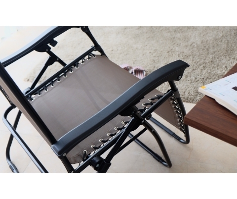 [ 家事達 ] SA-6682GY 加寬無段式休閒透氣躺椅(時尚灰) 特價 product thumbnail 5