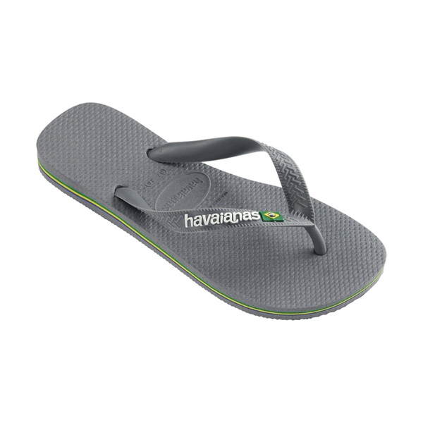 HAVAIANAS 哈瓦仕 人字拖 巴西國旗 灰 拖鞋 中性 41108505002U product thumbnail 3