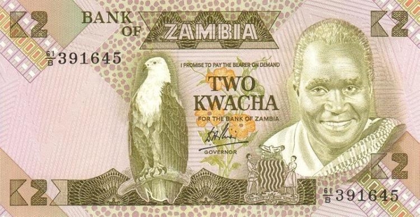【共4張免運】贊比亞（2,5,10,50克瓦查）全新外國錢幣保真特價
