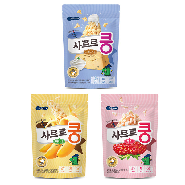 韓國 BEBECOOK 寶膳 益生菌泡芙-3款可選(12個月以上)