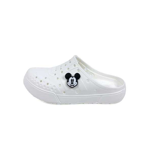 Disney Mickey Mouse 迪士尼 米奇 涼鞋 拖鞋 前包後空 童鞋 白色 D121403C no046 product thumbnail 6