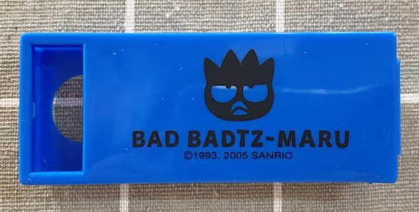【震撼精品百貨】酷企鵝_Bad Badtz-maru~日本SANRIO三麗鷗 酷企鵝OK蹦隨身收納盒-藍#32538
