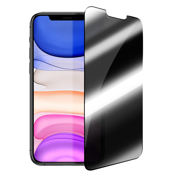 ACEICE for iPhone 12 6.1吋 亮面/霧面磨砂 防窺滿版玻璃保護貼-黑 請選款式