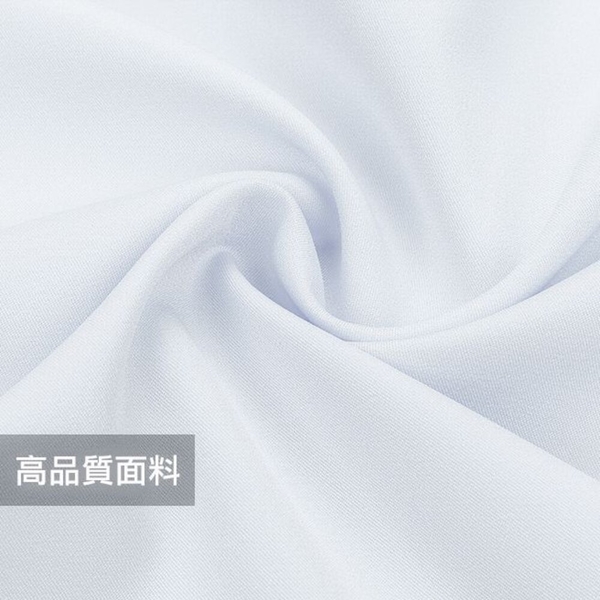 【CHINJUN/65系列】機能彈性襯衫-長袖、素色白 product thumbnail 8