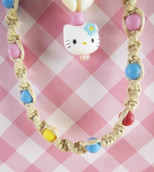 【震撼精品百貨】Hello Kitty 凱蒂貓~KITTY手機提帶-貝殼 product thumbnail 3