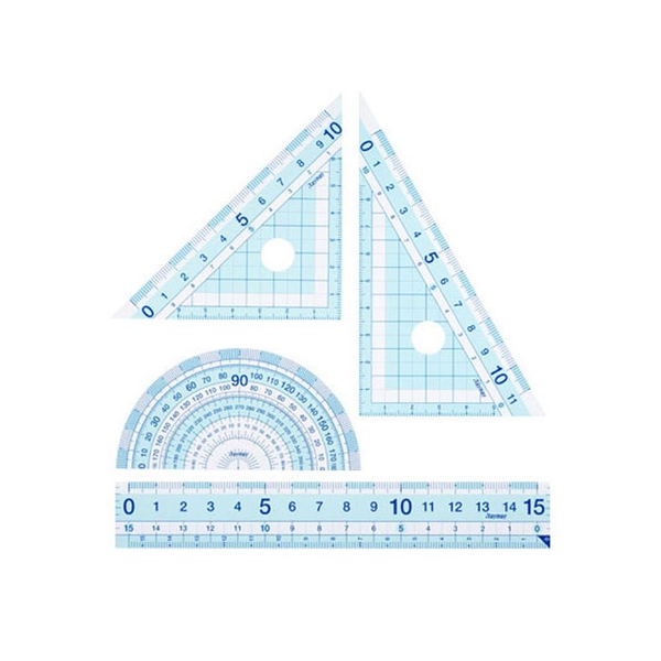 Raymay 零距離三角板量角器直尺組