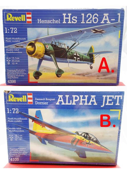 【震撼精品百貨】1/72 HS126A-1&ALPHA JET 飛機模型【共兩款】