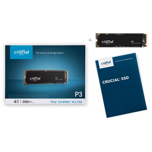 Micron 美光 Crucial P3 4000GB (PCIe M.2) SSD 固態硬碟 CT4000P3SSD8 product thumbnail 4