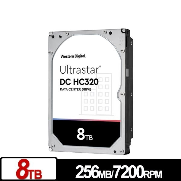 WD Ultrastar DC HC320 8TB 3.5吋 SATA 企業級硬碟 HUS728T8TALE6L4 product thumbnail 2