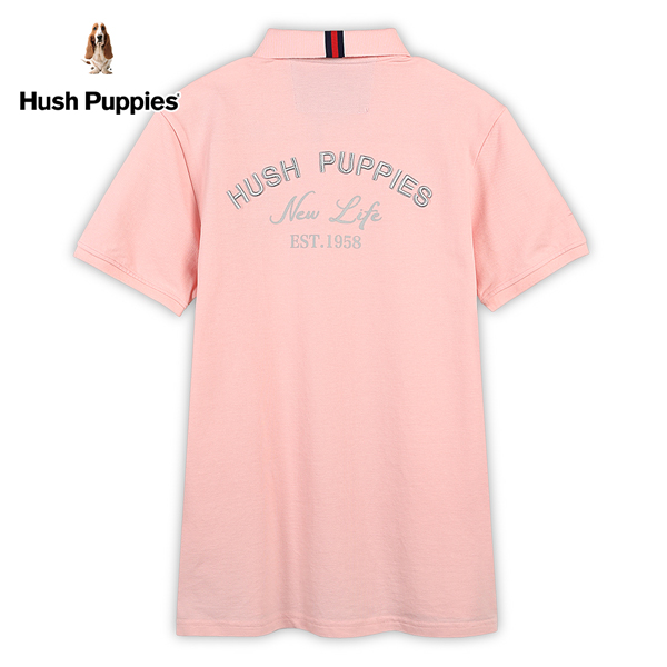 Hush Puppies POLO衫 男裝經典品牌立體英文繡花刺繡狗短袖POLO衫 product thumbnail 6