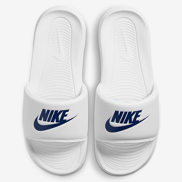 Nike 拖鞋 男女鞋 海綿 Victori One Slide 白藍【運動世界】CN9675-102 product thumbnail 2