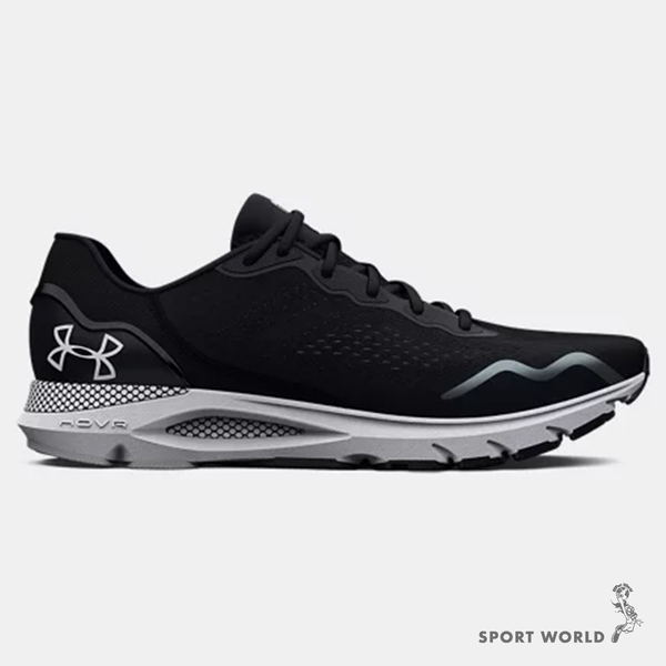 Under Armour UA 慢跑鞋 女鞋 緩震 支撐 HOVR Sonic 6 黑【運動世界】3026128-003