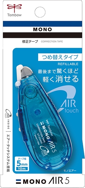 Tombow 蜻蜓 MONO AIR系列 超省力修正帶-海洋藍(CT-CAX5)