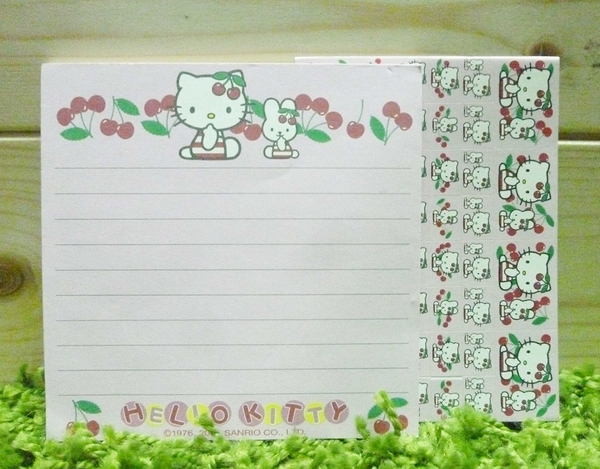 【震撼精品百貨】Hello Kitty 凱蒂貓~便條~櫻桃-附貼紙【共1款】