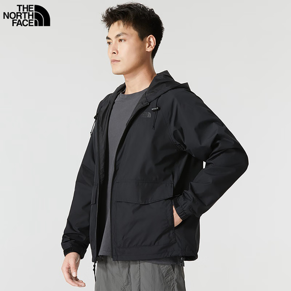 The North Face 北面 男裝 女裝 連帽外套 防風 防潑水 黑/卡其【運動世界】NF0A81SBJK3/NF0A81SBLK5 product thumbnail 3