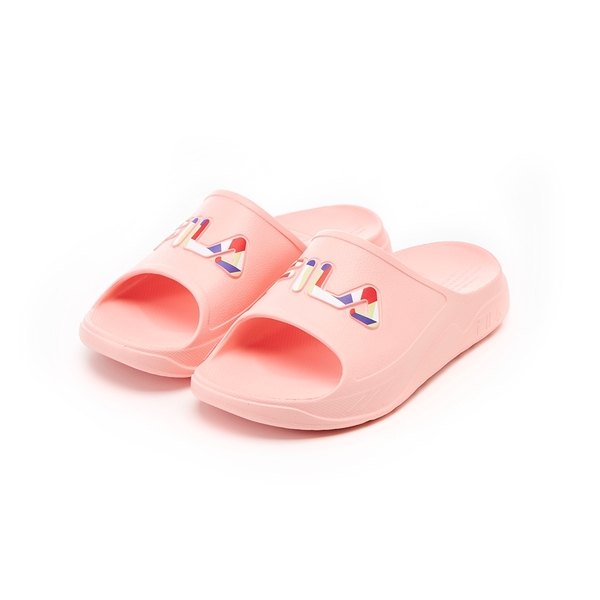 FILA PLUMPY SLIDE 2 拖鞋 防水 加厚 防水 休閒 女 粉色 4-S334Y-555