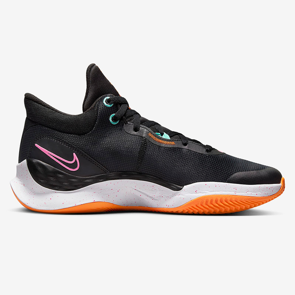 Nike 男鞋 籃球鞋 Renew Elevate 3 包覆 緩震 黑橘【運動世界】DD9304-007 product thumbnail 3