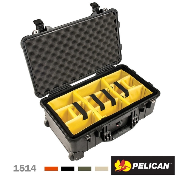 【EC數位】美國 派力肯 PELICAN 1514 含隔層 拉桿行李箱 防撞箱 氣密箱 登機箱 提箱 輪座