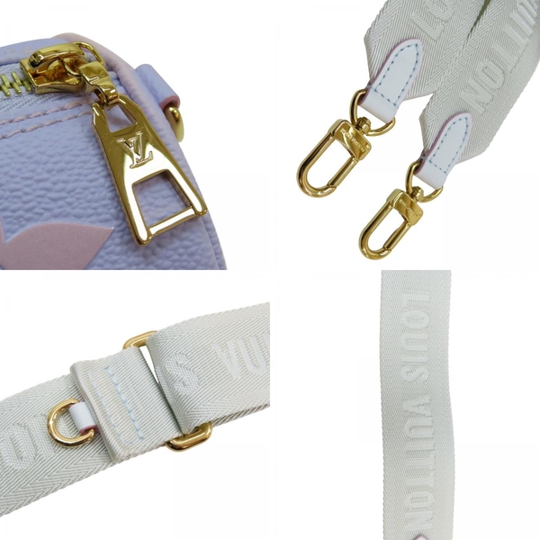 【二手名牌BRAND OFF】LOUIS VUITTON LV 路易威登 紫粉色 塗層帆布 Papillon BB 單肩包 金扣 M46078 product thumbnail 10