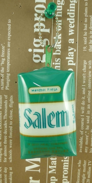 【震撼精品百貨】Salem~方形零錢包-綠白色