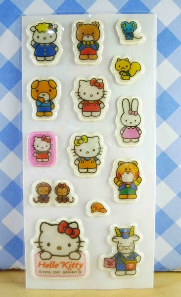 【震撼精品百貨】Hello Kitty 凱蒂貓~KITTY閃亮貼紙-羊