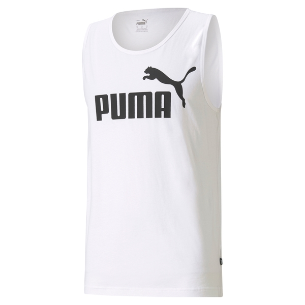 【現貨】PUMA No.1 Logo 男裝 背心 休閒 基本 純棉 歐規 白【運動世界】58667002 product thumbnail 2