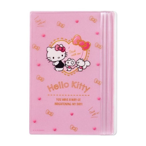 【震撼精品百貨】2022年 掛曆/年曆/手帳~日本三麗鷗~ Hello Kitty 年曆本專用夾鏈袋B6-好朋友愛心*57674