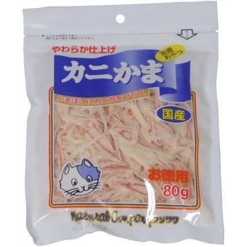 『寵喵樂旗艦店』日本藤澤-天然蟹肉絲 80g-愛犬．愛貓用 貓零食 狗零食