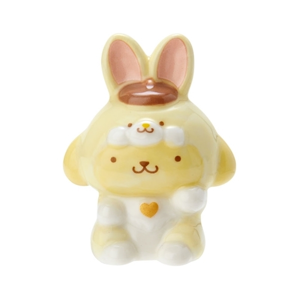 【震撼精品百貨】布丁狗 Pom Pom Purin ~日本SANRIO三麗鷗 布丁狗迷你陶瓷招財公仔(兔年新春企劃)*71349