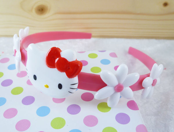 【震撼精品百貨】Hello Kitty 凱蒂貓~髮圈 小花【共1款】