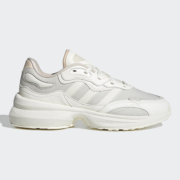 Adidas ZENTIC 女鞋 老爹鞋 休閒 皮革 經典 復古 米白【運動世界】GX0425