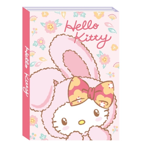 小禮堂 Hello Kitty 便條紙本 (粉兔子裝款) 4713752-408067