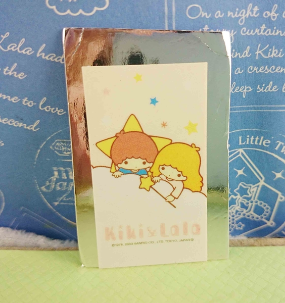 【震撼精品百貨】Little Twin Stars KiKi&LaLa 雙子星小天使~電話貼紙
