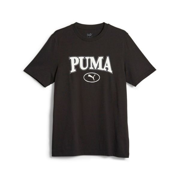 PUMA 短T 基本系列 SQUAD 黑 白LOGO 短袖 T恤 男 67601301 product thumbnail 4