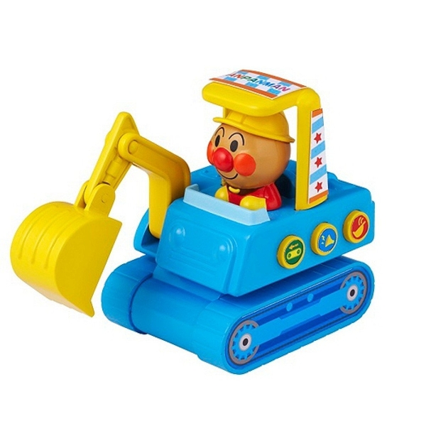 【震撼精品百貨】麵包超人_Anpanman~麵包超人 ANPANMAN 有聲車玩具(怪手)