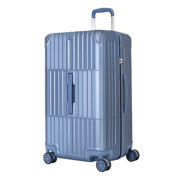 Departure《異形拉鍊箱》29吋異形箱 胖胖箱/行李箱-海軍藍電子紋 HD51029