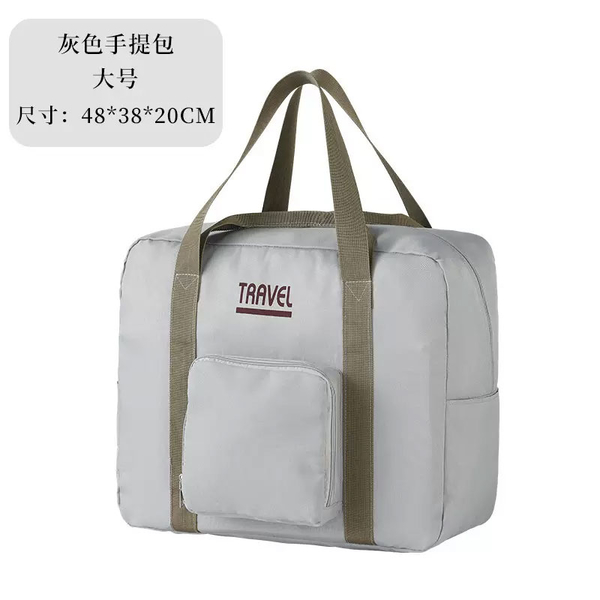 現貨－時尚行李袋9 多功能健身包 單肩防水手提包 可套拉桿箱上的旅行包 product thumbnail 4